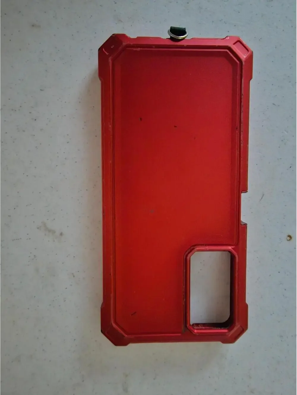 Red Rugged Metal Phone Case – Heavy Duty Protective Cover